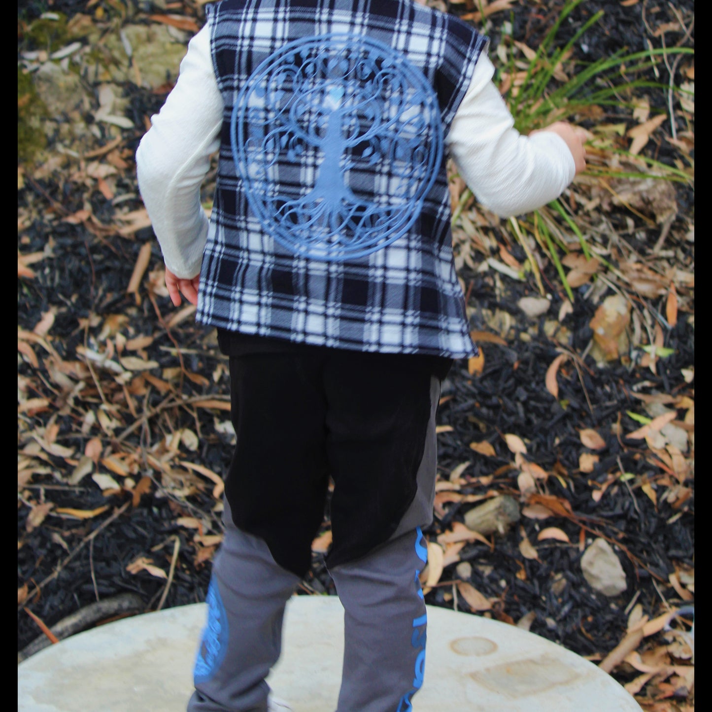 PLAID VEST OUTERWEAR