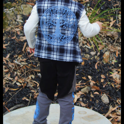 PLAID VEST OUTERWEAR