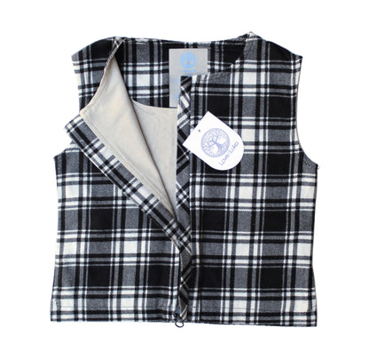 PLAID VEST OUTERWEAR