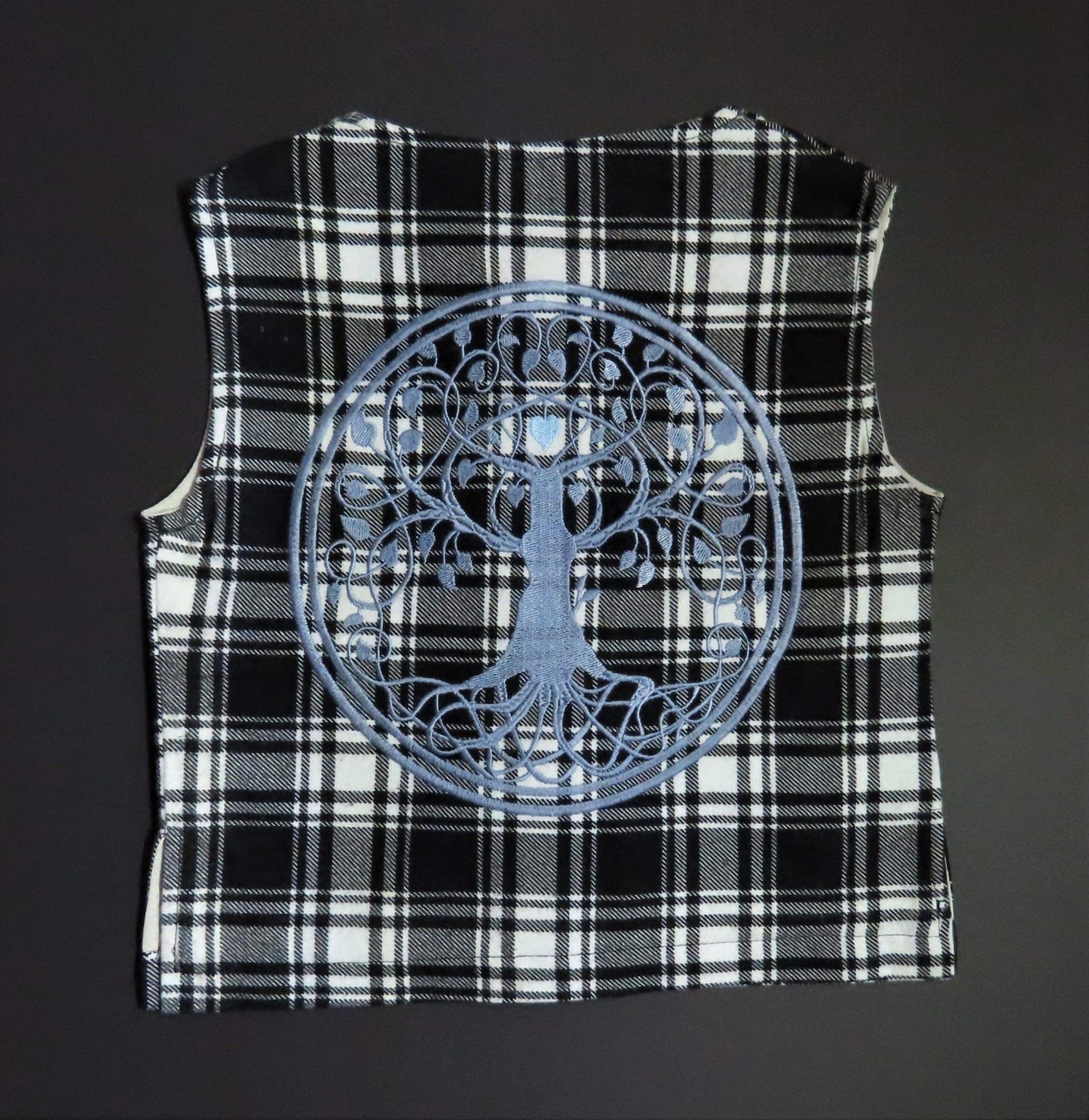 PLAID VEST OUTERWEAR