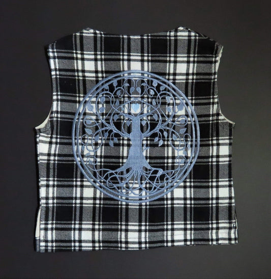PLAID VEST OUTERWEAR