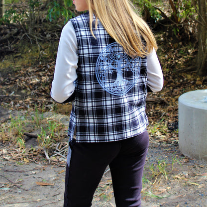 PLAID VEST OUTERWEAR