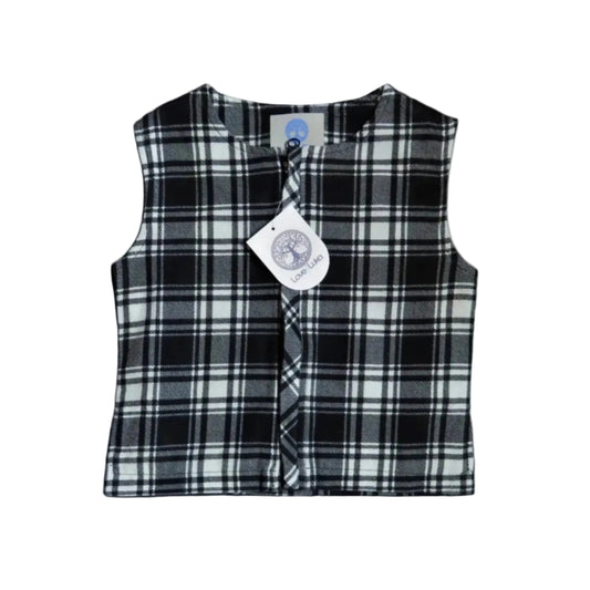 PLAID VEST OUTERWEAR